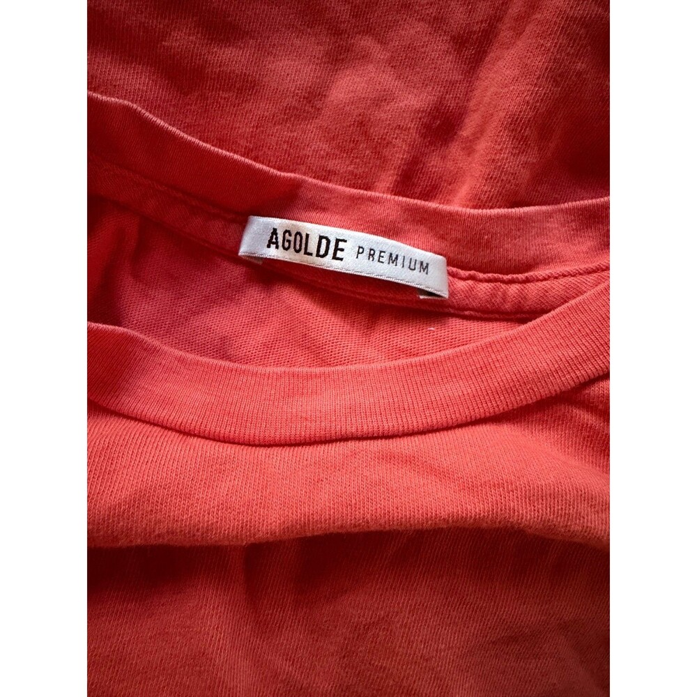 AGOLDE Premium Baby Tee in Size Medium Crop Top 100% Cotton Y2K